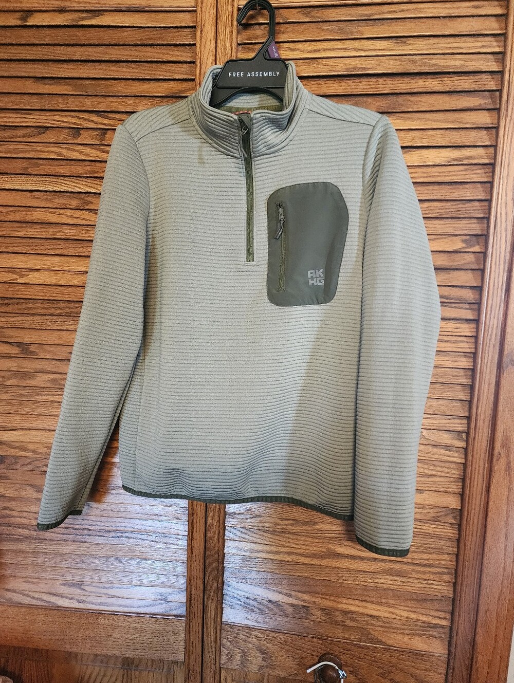 Alaskan Hard Gear Green Quarter Zip Pullover Womans Size Medium